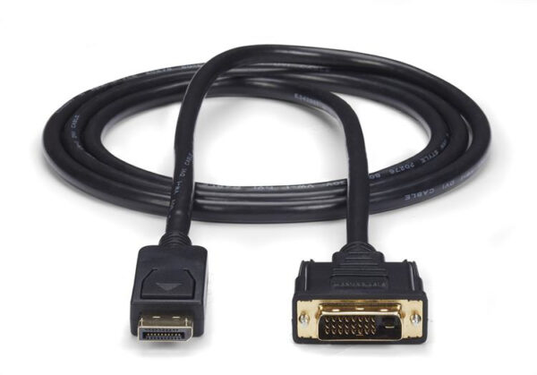StarTech.com 6ft (1.8m) DisplayPort to DVI Cable, DisplayPort to DVI StarTech.com 6ft (1.8m) DisplayPort to DVI Cable, DisplayPort to DVI