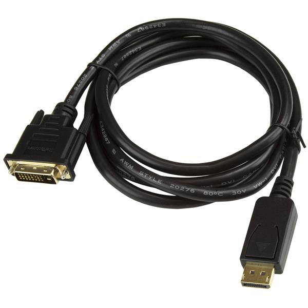 StarTech.com 6ft (1.8m) DisplayPort to DVI Cable, DisplayPort to DVI StarTech.com 6ft (1.8m) DisplayPort to DVI Cable, DisplayPort to DVI