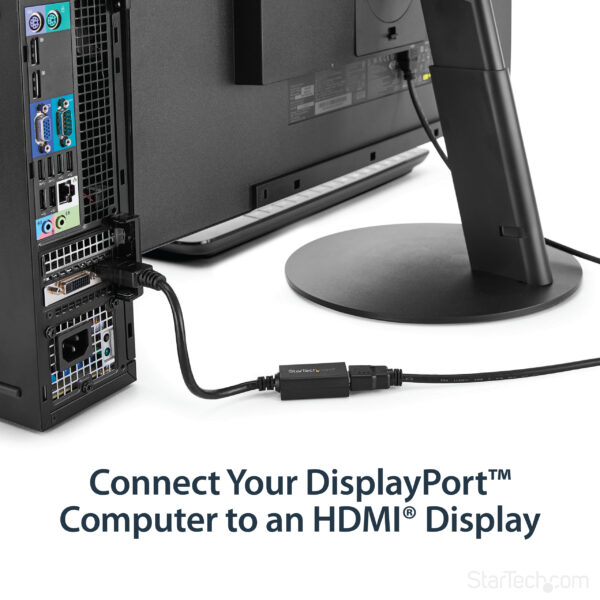 StarTech.com DisplayPort to HDMI Adapter - DP 1.2 to HDMI Video StarTech.com DisplayPort to HDMI Adapter - DP 1.2 to HDMI Video
