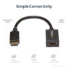 StarTech.com DisplayPort to HDMI Adapter - DP 1.2 to HDMI Video StarTech.com DisplayPort to HDMI Adapter - DP 1.2 to HDMI Video