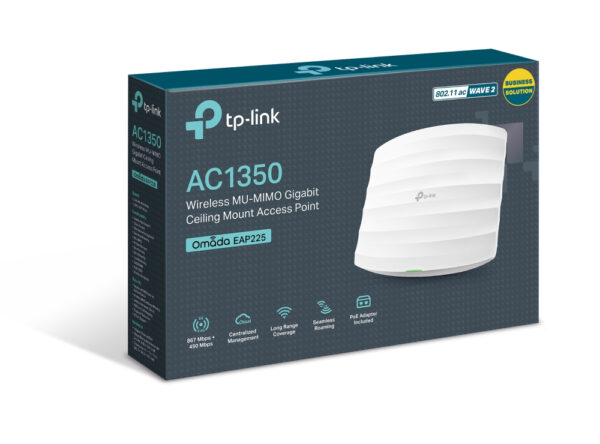 TP-Link AC1350 Wireless MU-MIMO Gigabit Ceiling Mount Access Point TP-Link AC1350 Wireless MU-MIMO Gigabit Ceiling Mount Access Point