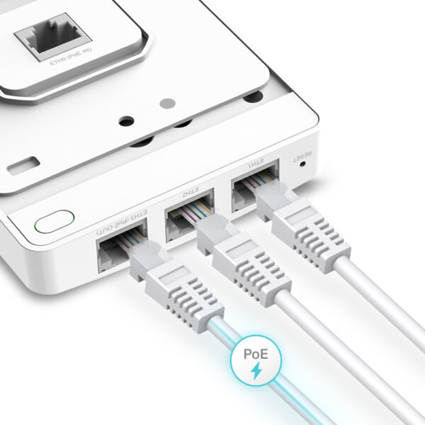 TP-Link Omada AC1200 Wireless MU-MIMO Gigabit Wall Plate Access Point TP-Link Omada AC1200 Wireless MU-MIMO Gigabit Wall Plate Access Point