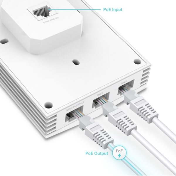 TP-Link Omada AX3000 Wall Plate WiFi 6 Access Point TP-Link Omada AX3000 Wall Plate WiFi 6 Access Point