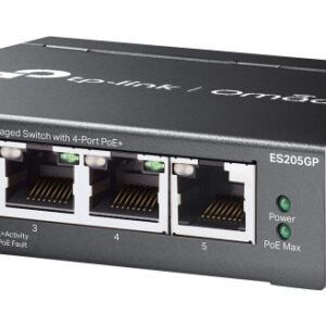 TP-Link Omada 5-Port Gigabit Easy Managed Switch with 4-Port PoE+ TP-Link Omada 5-Port Gigabit Easy Managed Switch with 4-Port PoE+