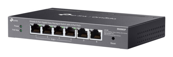 TP-Link Omada ES206GP network switch Managed Gigabit Ethernet