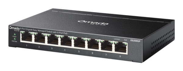 TP-Link Omada ES208GP network switch Managed L2 Gigabit Ethernet