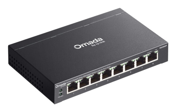 TP-Link Omada ES208GP network switch Managed L2 Gigabit Ethernet