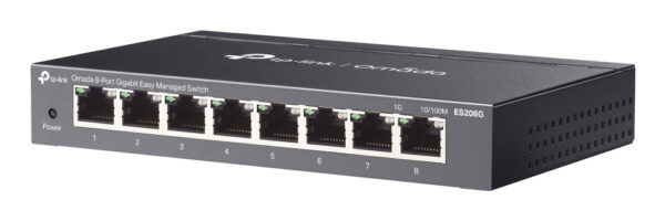 TP-Link Omada ES208G network switch Managed L2 Gigabit Ethernet TP-Link Omada ES208G network switch Managed L2 Gigabit Ethernet