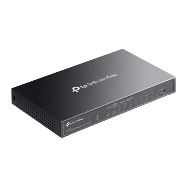 TP-Link Omada 10-Port Gigabit Easy Managed Switch with 8-Port PoE+ TP-Link Omada 10-Port Gigabit Easy Managed Switch with 8-Port PoE+