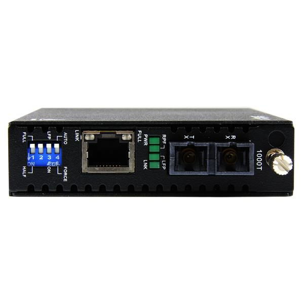 StarTech.com Gigabit Ethernet Multi Mode Fiber Media Converter SC