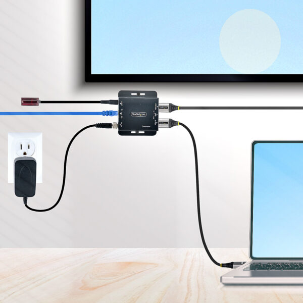 StarTech.com 4K HDMI Extender over CAT6/CAT5 Ethernet Cable, 4K 30Hz StarTech.com 4K HDMI Extender over CAT6/CAT5 Ethernet Cable, 4K 30Hz