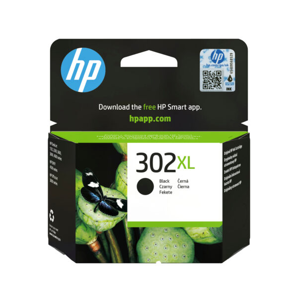 HP 302XL High Yield Black Original Ink Cartridge HP 302XL High Yield Black Original Ink Cartridge