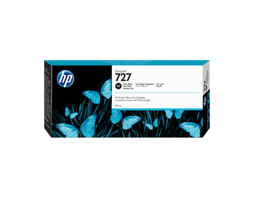 HP 727 300-ml Photo Black DesignJet Ink Cartridge