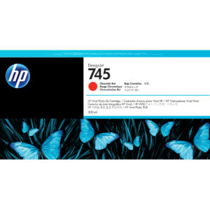 HP 745 300-ml DesignJet Chromatic Red Ink Cartridge HP 745 300-ml DesignJet Chromatic Red Ink Cartridge
