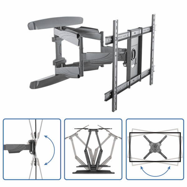 StarTech.com TV Wall Mount supports up to 70 inch VESA Displays - Low