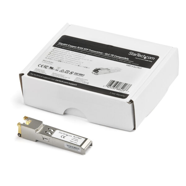 StarTech.com Cisco GLC-TE Compatible Module - 1000BASE-T Copper StarTech.com Cisco GLC-TE Compatible Module - 1000BASE-T Copper
