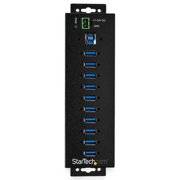 StarTech.com 10-Port USB 3.0 Hub with Power Adapter - Metal StarTech.com 10-Port USB 3.0 Hub with Power Adapter - Metal