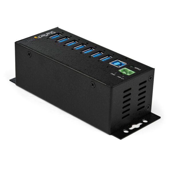 StarTech.com 7-Port USB 3.0 Hub with Power Adapter - Metal Industrial StarTech.com 7-Port USB 3.0 Hub with Power Adapter - Metal Industrial