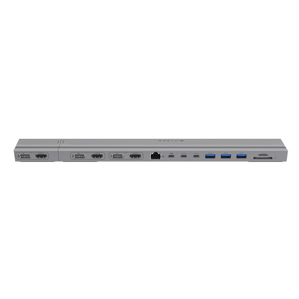 Targus HyperDrive 4K 2 x USB 3.2 Gen 2 (3.1 Gen 2) Type-C Silver
