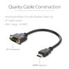StarTech.com 8in HDMI to DVI-D Video Cable Adapter - HDMI Male to DVI StarTech.com 8in HDMI to DVI-D Video Cable Adapter - HDMI Male to DVI