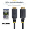 StarTech.com 1m (3ft) Certified Ultra High Speed HDMI Cable, 8K