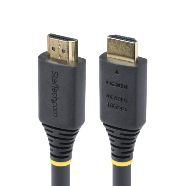 StarTech.com 7m (22.9ft) Premium Certified High Speed HDMI Cable, 4K StarTech.com 5m (16.4ft) Premium Certified High Speed HDMI Cable, 4K