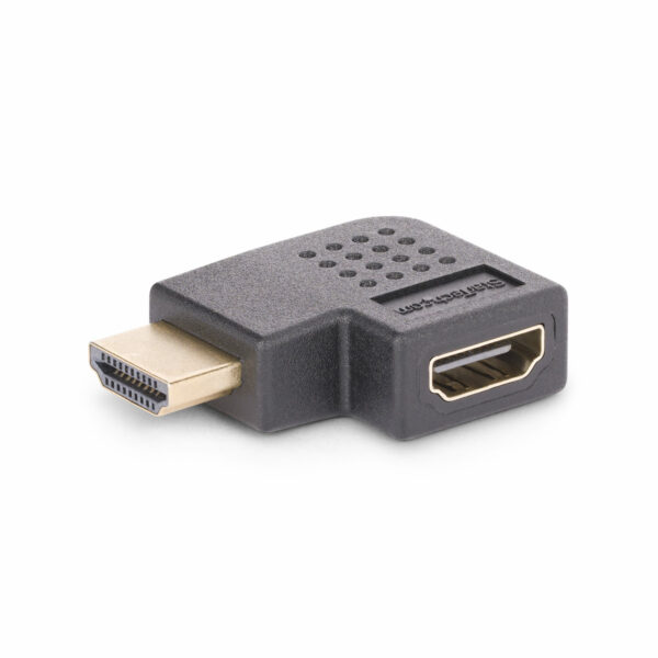StarTech.com Right Angle HDMI 2.0 Adapter, Male to Female, Horizontal StarTech.com Right Angle HDMI 2.0 Adapter, Male to Female, Horizontal