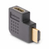 StarTech.com Right Angle HDMI 2.0 Adapter, Male to Female, Horizontal StarTech.com Right Angle HDMI 2.0 Adapter, Male to Female, Horizontal