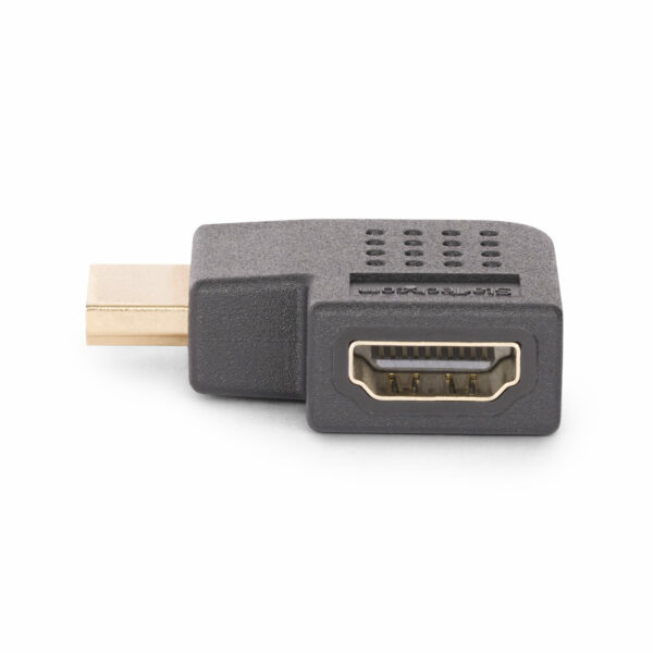 StarTech.com Right Angle HDMI 2.0 Adapter, Male to Female, Horizontal StarTech.com Right Angle HDMI 2.0 Adapter, Male to Female, Horizontal