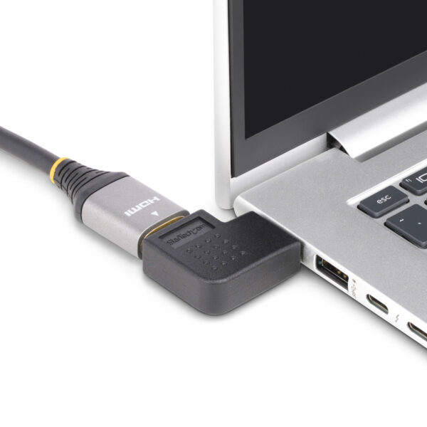 StarTech.com Right Angle HDMI 2.0 Adapter, Male to Female, Horizontal StarTech.com Right Angle HDMI 2.0 Adapter, Male to Female, Horizontal