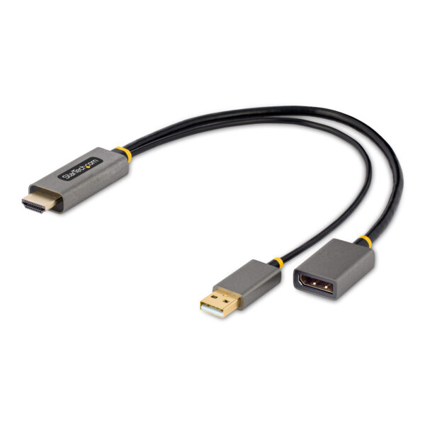 StarTech.com 1ft (30cm) HDMI to DisplayPort Adapter Cable, Active 4K StarTech.com 1ft (30cm) HDMI to DisplayPort Adapter Cable, Active 4K