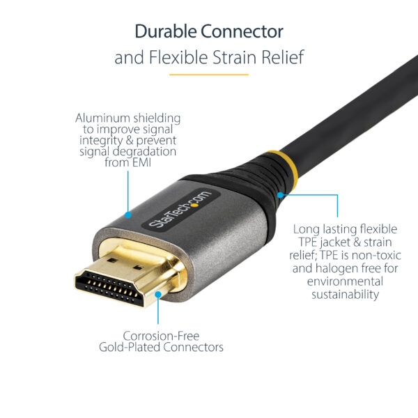 StarTech.com 3ft (1m) Premium Certified HDMI 2.0 Cable - High Speed StarTech.com 10ft (3m) Premium Certified HDMI 2.0 Cable - High Speed