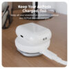 Targus HJ3310WHGL mobile device charger Headphones, Smartphone,