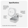 Targus HJ3320WHGL mobile device charger Headphones, Smartphone,