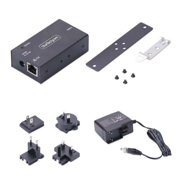 StarTech.com 1-Port Serial to Ethernet Adapter, 802.3af PoE IP Serial StarTech.com 1-Port Serial to Ethernet Adapter, 802.3af PoE IP Serial