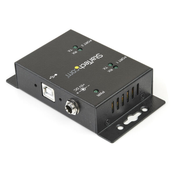 StarTech.com 2 Port Industrial Wall Mountable USB to Serial Adapter StarTech.com 2 Port Industrial Wall Mountable USB to Serial Adapter