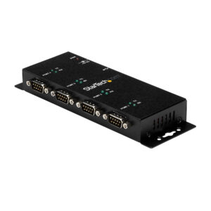 StarTech.com 4 Port USB to DB9 RS232 Serial Adapter Hub – Industrial