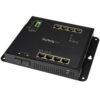 StarTech.com Industrial 8 Port Gigabit Ethernet Switch w/2 MSA SFP