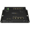 StarTech.com Industrial 8 Port Gigabit Ethernet Switch w/2 MSA SFP