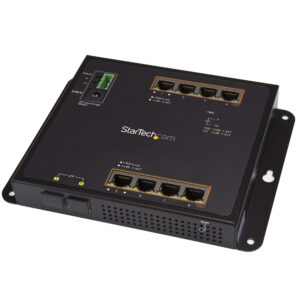 StarTech.com Industrial 8 Port Gigabit PoE+ Switch w/2 SFP MSA Slots StarTech.com Industrial 8 Port Gigabit PoE+ Switch w/2 SFP MSA Slots