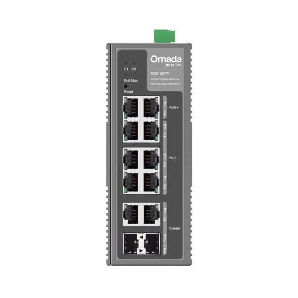 TP-Link Omada 10-Port Gigabit Industrial Easy Managed Switch with