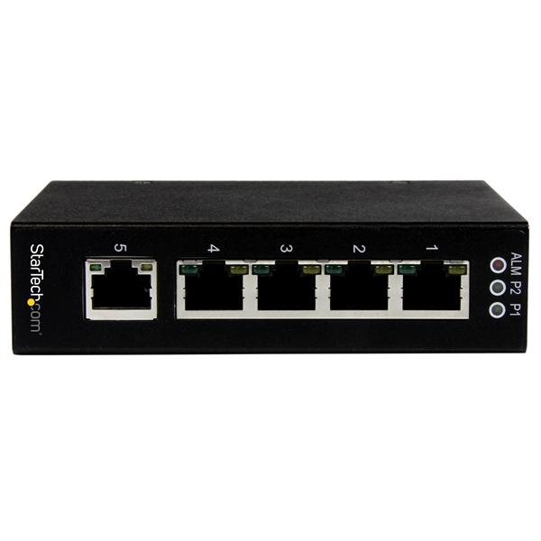 StarTech.com 5 Port Unmanaged Industrial Gigabit Ethernet Switch