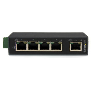 StarTech.com 5-port industrial Ethernet switch - DIN rail mountable StarTech.com 5-port industrial Ethernet switch - DIN rail mountable