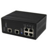 StarTech.com 6 Port Unmanaged Industrial Gigabit Ethernet Switch w/ 4