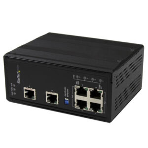 StarTech.com 6 Port Unmanaged Industrial Gigabit Ethernet Switch w/ 4 StarTech.com 6 Port Unmanaged Industrial Gigabit Ethernet Switch w/ 4