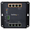 StarTech.com Industrial 8 Port Gigabit PoE Switch - 4 x PoE+ 30W