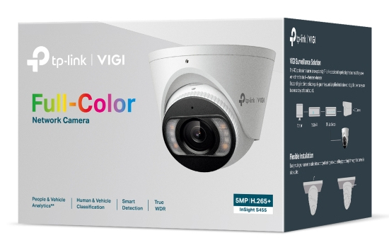 TP-Link INSIGHT S455 Turret IP security camera Outdoor 2880 x 1620 TP-Link INSIGHT S455 Turret IP security camera Outdoor 2880 x 1620