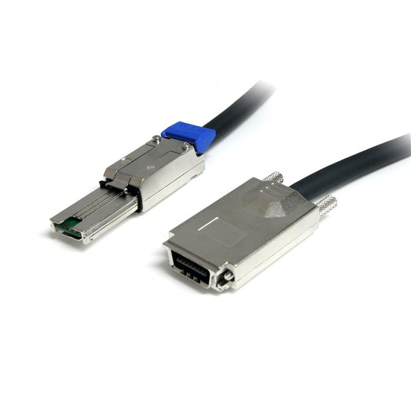 StarTech.com 1m External Serial Attached SCSI SAS Cable - SFF-8470 to