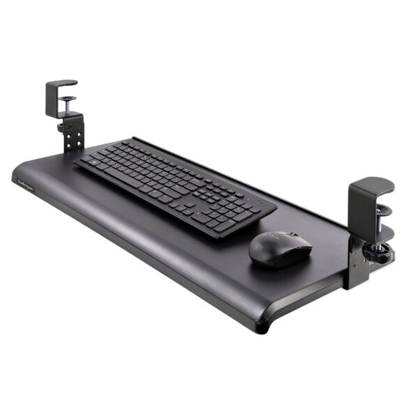 StarTech.com Under-Desk Keyboard Tray, Clamp-on Ergonomic Keyboard StarTech.com Under-Desk Keyboard Tray, Clamp-on Ergonomic Keyboard