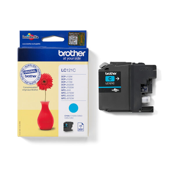 Brother LC121C ink cartridge 1 pc(s) Original Cyan Brother LC121C ink cartridge 1 pc(s) Original Cyan